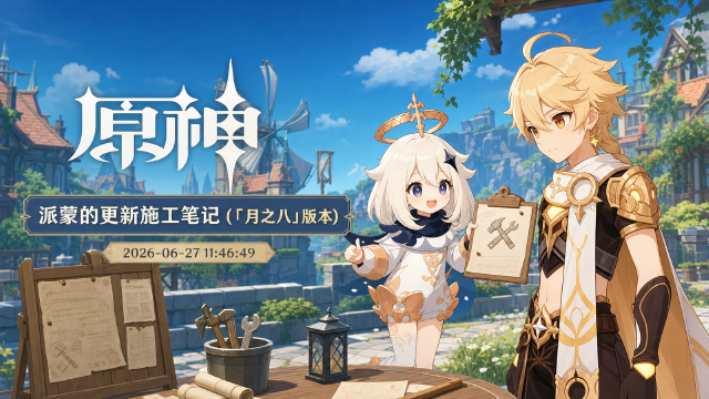 原神「月之八」版本7月1日更新：新区域新角色新剧情开放，附体验优化