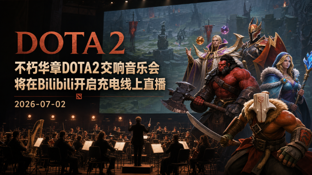 DOTA2交响音乐会「不朽华章」将于Bilibili开启充电线上直播