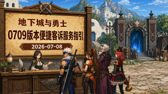 地下城与勇士0709版本便捷客诉服务指引：四项夏日版本回退服务上线