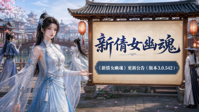《新倩女幽魂》版本3.0.542更新公告：元始玄域限时开启、竞拍夺魁阁上线