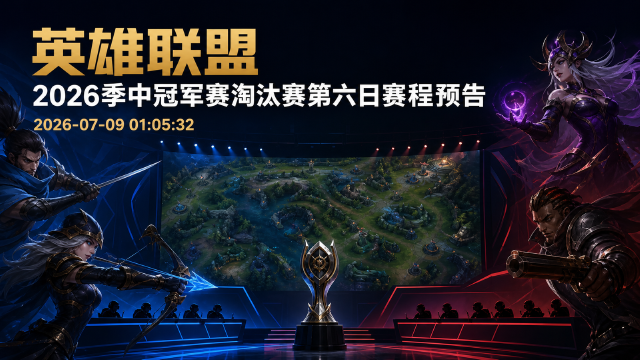 英雄联盟MSI 2026淘汰赛第六日：HLE对阵BLG，今日16:00 BO5打响