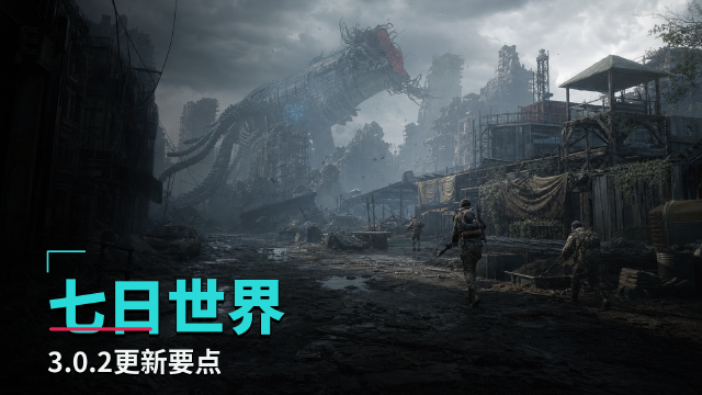 《七日世界》3.0.2版本更新公告：维护时间+奖励领取+禁区心智污染新玩法