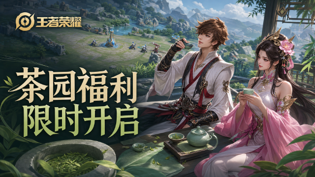 王者荣耀种茶得茶活动开启：开启时间+铁观音种子领取+霸王茶姬联动兑换券