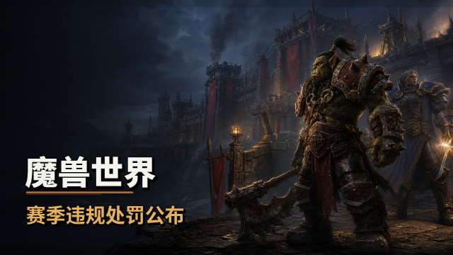 魔兽世界"至暗之夜"第一赛季处罚公告：477个违规角色被查，231个遭封禁