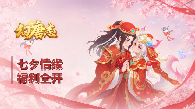 幻唐志七夕五字服"一生长相守"8月14日开启：结婚半价+青鸟结缘情缘家具领取时间一览