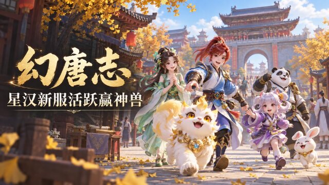 幻唐志秋季新服"星汉灿烂"已开启：500个神兽之灵抽奖+免费萌宠逍遥小吉领取