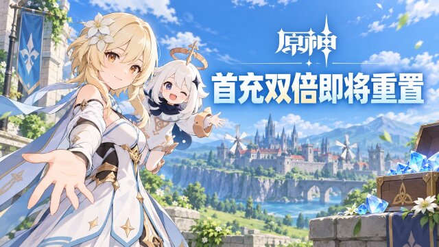 原神首充双倍返利重置时间：7.1版本更新后开启，网页版充值注意事项