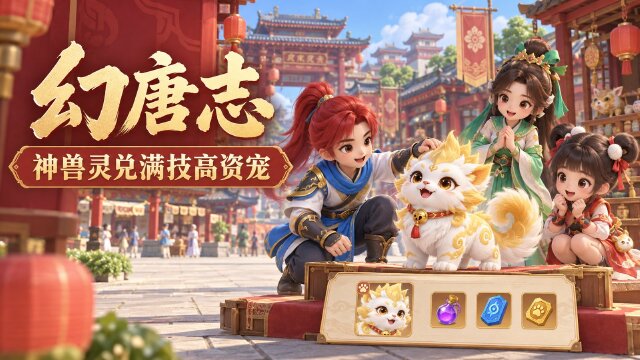 幻唐志长安盛典9月25日开启：神兽之灵兑换满技能变异宠、洗炼保底金色天赋