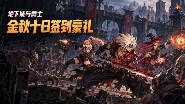 地下城与勇士金秋签到活动上线：十日送不停，完成签到领取奖励
