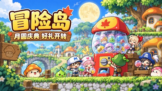 冒险岛转蛋万花筒更新：月满华诞转蛋活动时间+新品椅子与强韧意志腰带爆率提升