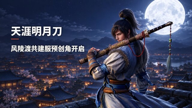 《天涯明月刀》风陵渡预创角开启：10月16日开服，预约奖励与双盟争锋规则