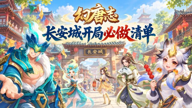 《幻唐志》同行服长安城入驻攻略：首日升级、萌宠领取与69级资源规划