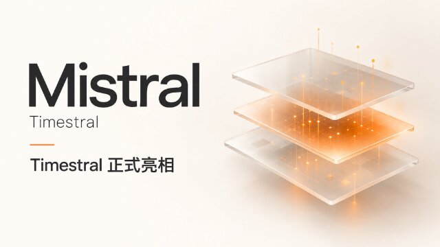 Mistral 发布 Timestral：首个时序基础模型家族，提供 5M 至 209M 四档参数规模
