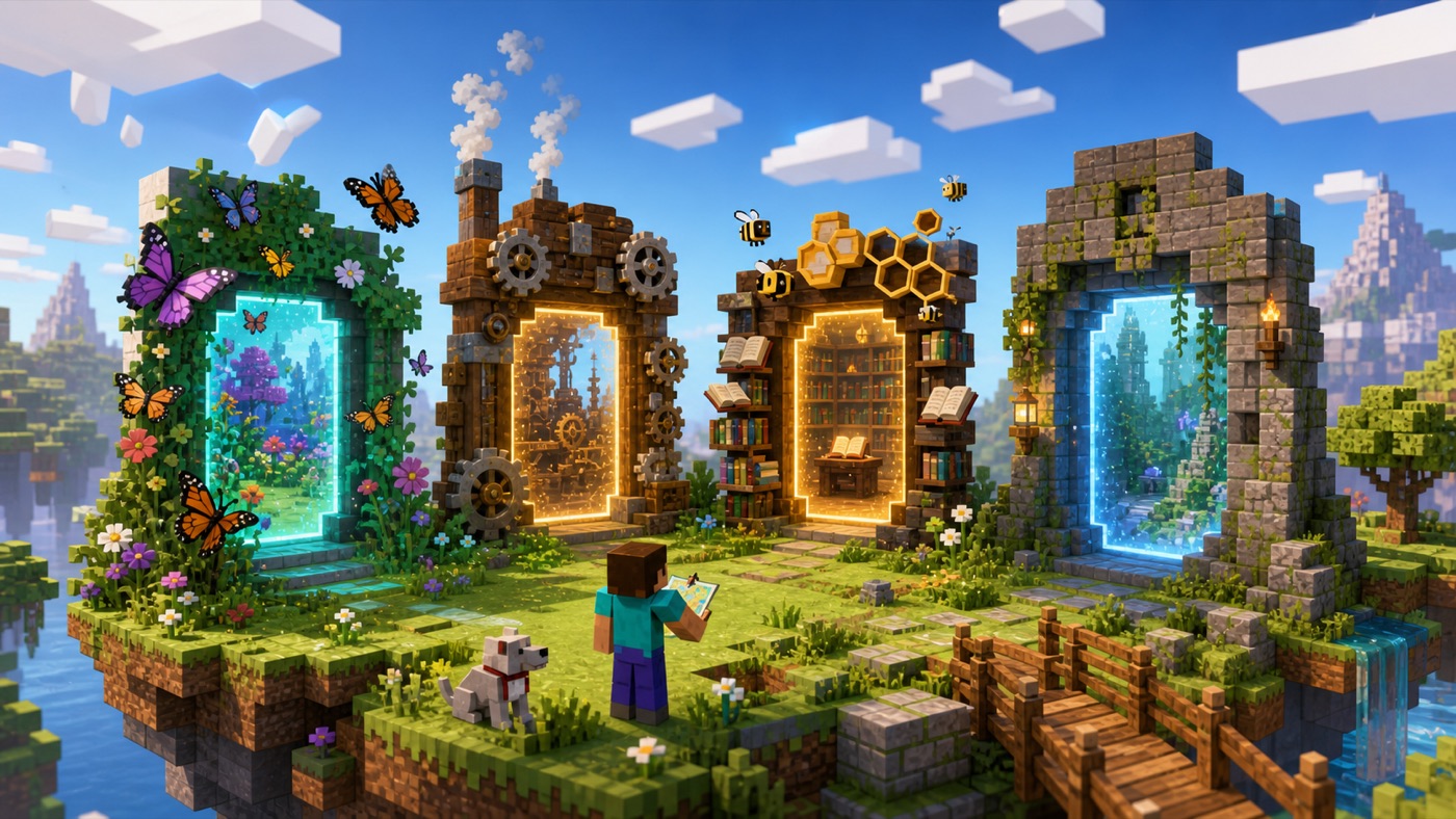 Minecraft：New on Java Realms: Sabine's takeover