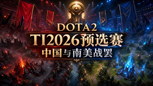 DOTA2：中国与南美战罢！爱攻AGON成为TI2026全球预选赛中国区合作伙伴