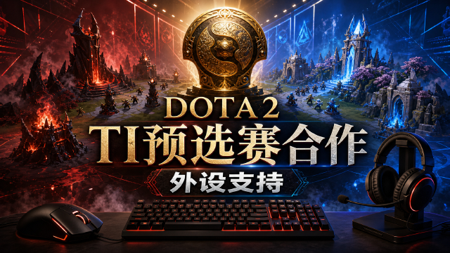 DOTA2：ROG玩家国度成为TI全球预选赛中国区官方外设合作伙伴