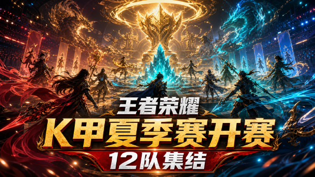 王者荣耀：开赛倒计时1天：2026K甲夏季赛战队集结，战鼓擂擂再战一夏