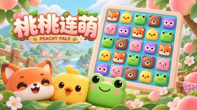 桃桃连萌 · Peachy Pals